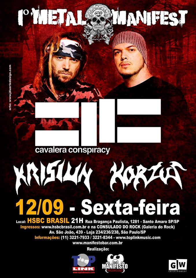 Cavalera no Brasil