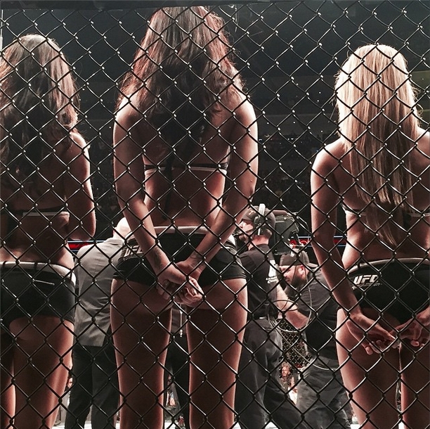 Locutor do UFC se empolga com ring girls ao postar foto no Instagram