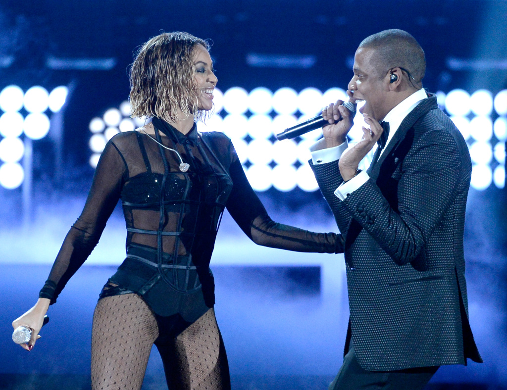 Beyonce e Jay-Z no Grammy 2014