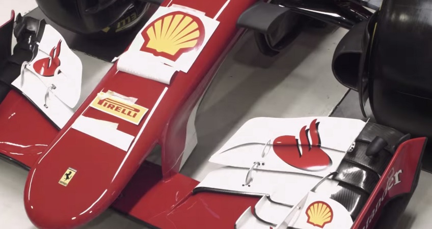 Ferrari mostra a adesivagem de seu novo carro
