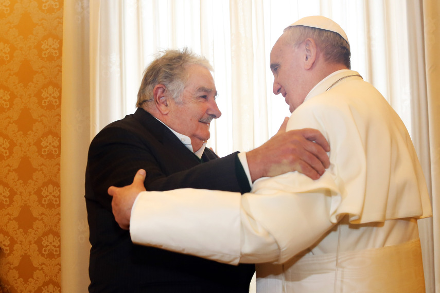 Pope Francis Meets President of Uruguay Jose Mujica