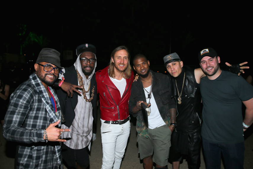 Black Eyed Peas se reúne com David Guetta no Coachella (Créditos: Reprodução/Getty Images)
