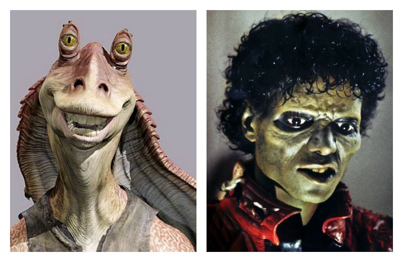 Michael Jackson quase interpretou Jar Jar Binks em “Star Wars Episódio I –  A Ameaça Fantasma” – Vírgula