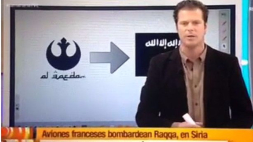 Produção se confunde e usa símbolo de Star Wars para falar da al-Qaeda