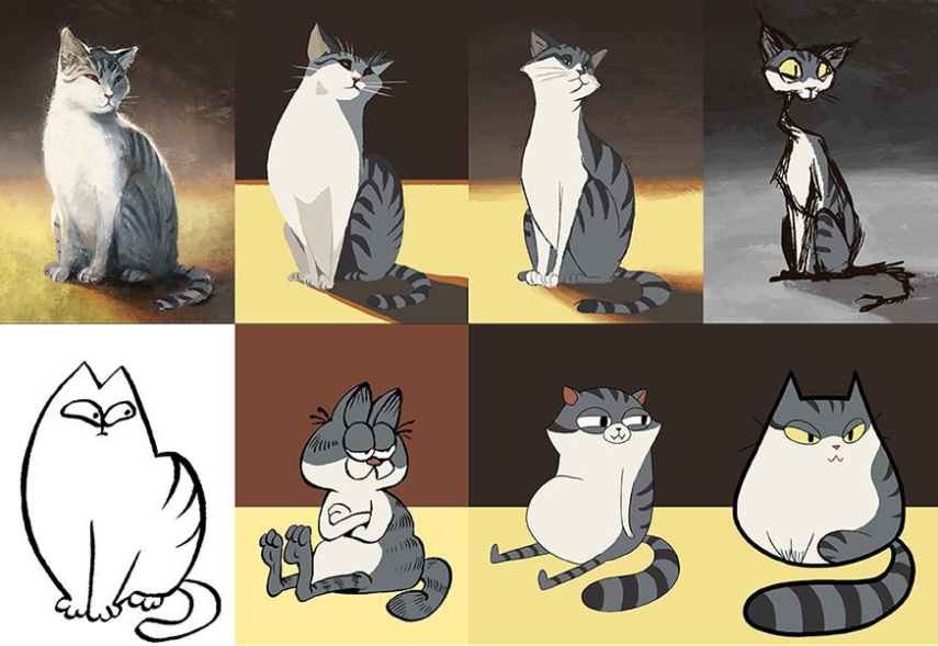 De Disney a Tim Burton: Estudante de desenho faz 12 versões diferentes do  próprio gato – Vírgula