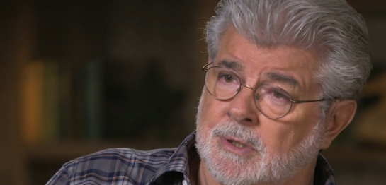 George Lucas durante entrevista ao canal CBS. (crédito: Reprodução)