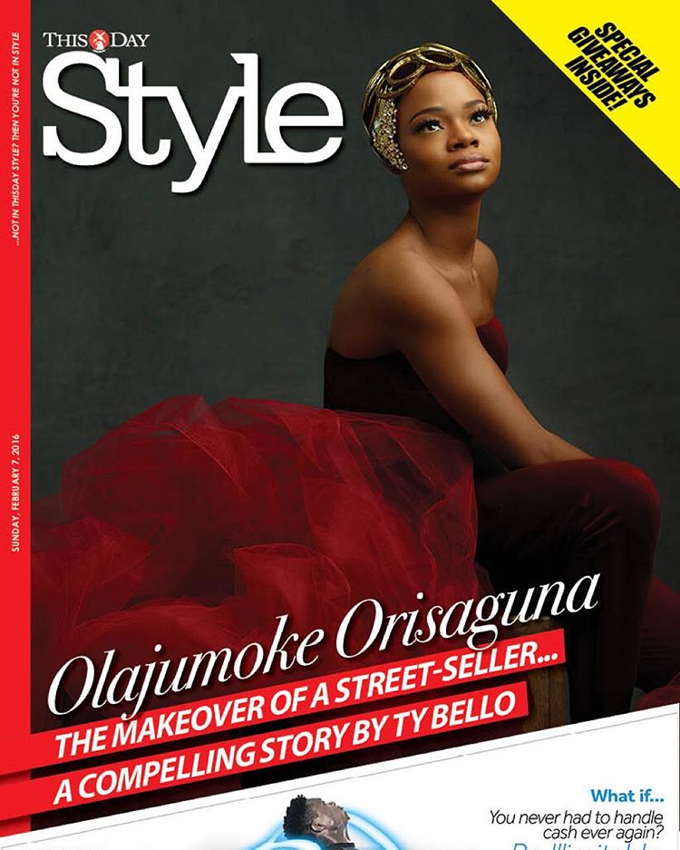 Olajumoke na capa da This Day Style