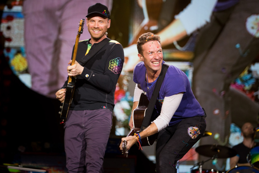 Coldplay no Allianz Parque, em SP