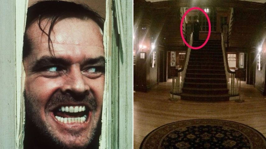 Jack Nicholson, em O Iluminado, e o suposto fantasma