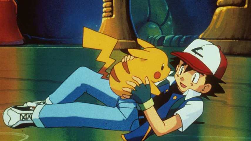 Pikachu, o famoso Pokémon amarelo, e Ash Ketchum