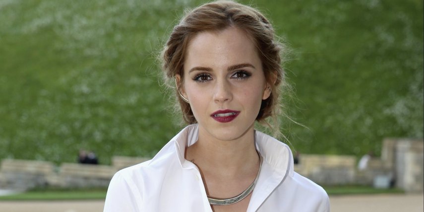 A atriz americana Emma Watson participou da campanha brasileira
