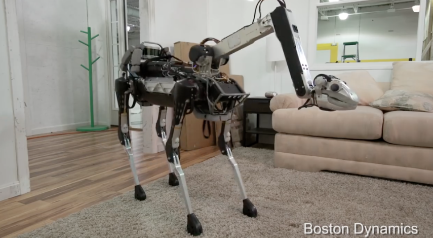 Este é o MiniSpot, da Boston Dynamics