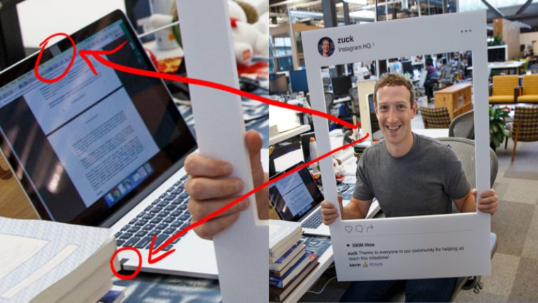 Mark Zuckerberg e seu laptop com a câmera coberta