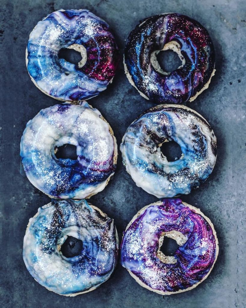 Donuts galácticos e maravilhosos