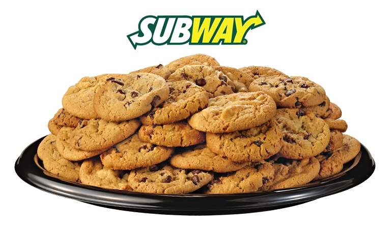Resgate um Cookie Grátis no Subway mais próximo de sua residência