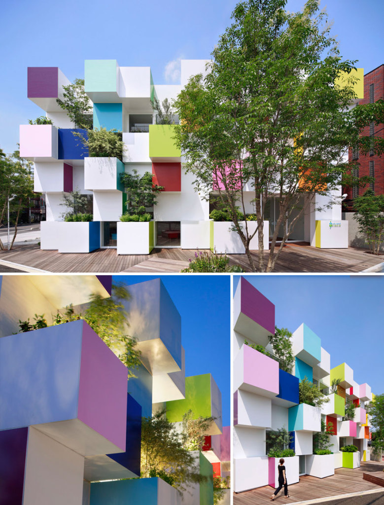 Estes são exemplos da arquitetura moderna no Japão