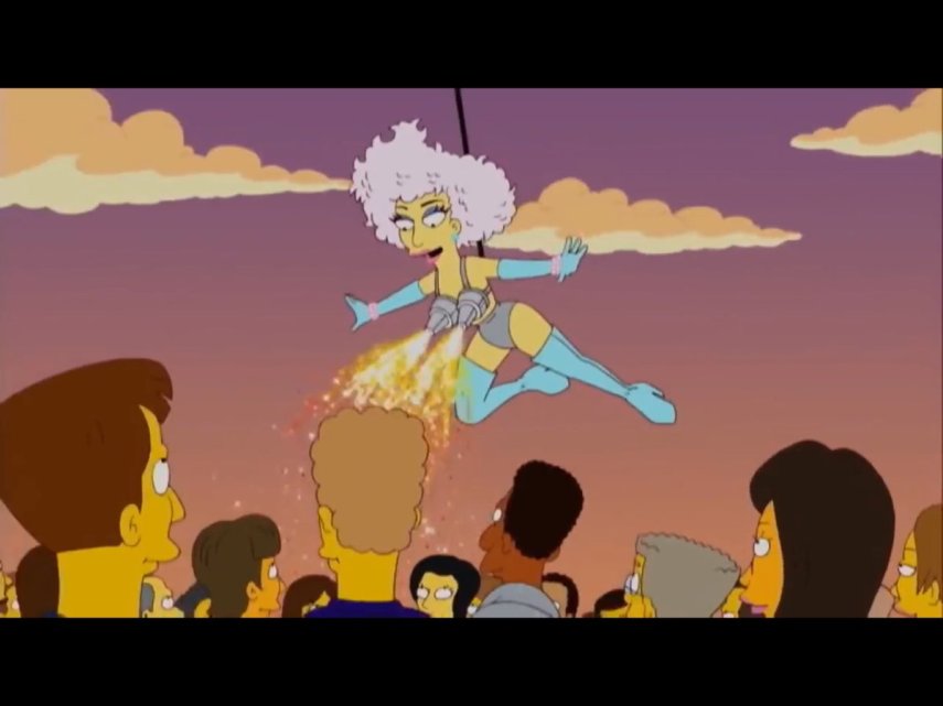 Episódio de 'Os Simpsons' previu em detalhes show que ela fez no Super Bowl no domingo (5)