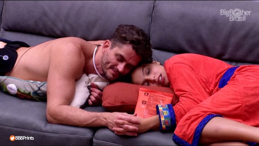 Emilly e Marcos no BBB