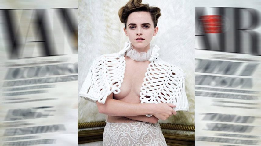 Emma Watson fez topless em ensaio