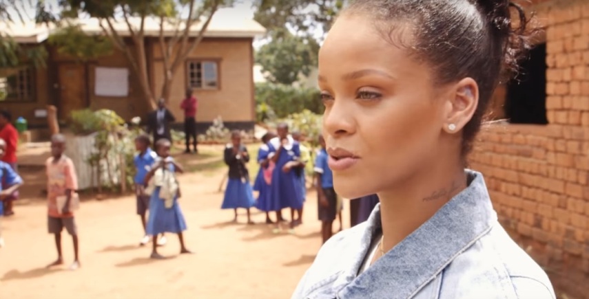 Rihanna no Malawi 