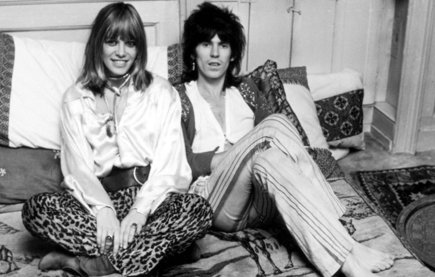 Anita Pallenberg e Keith Richards