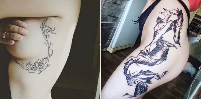 Ideias de tattoo para quem pira em sereias
