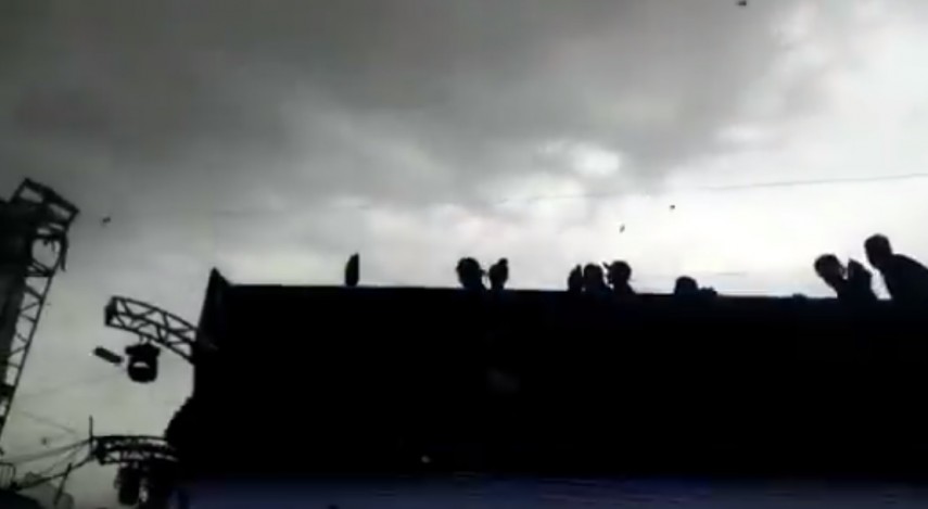 Vídeo mostra o momento do desabamento