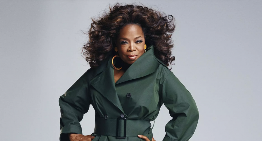 Oprah Winfrey em ensaio para o InStyle