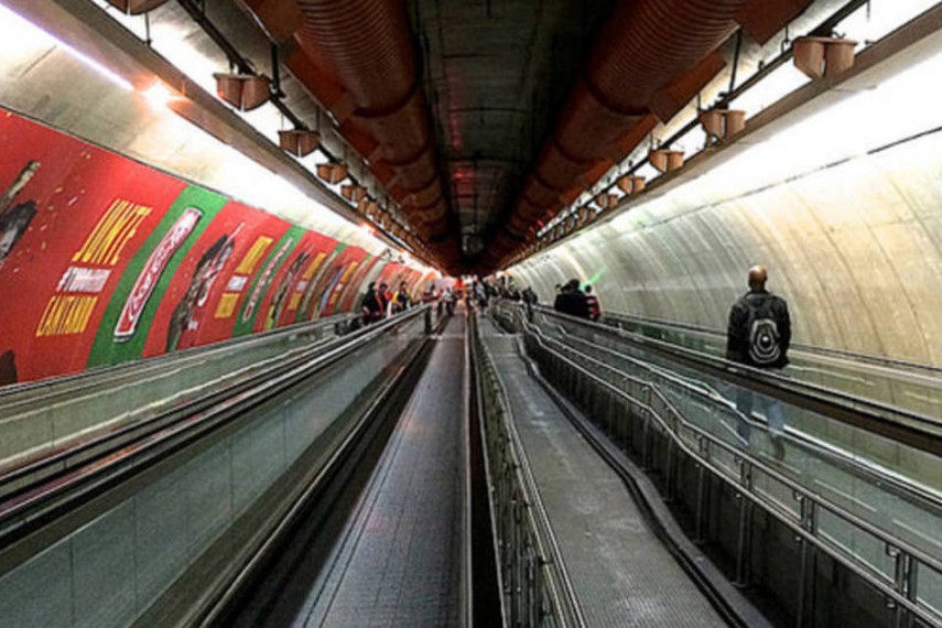 Linha amarela do Metrô, em foto de arquivo
