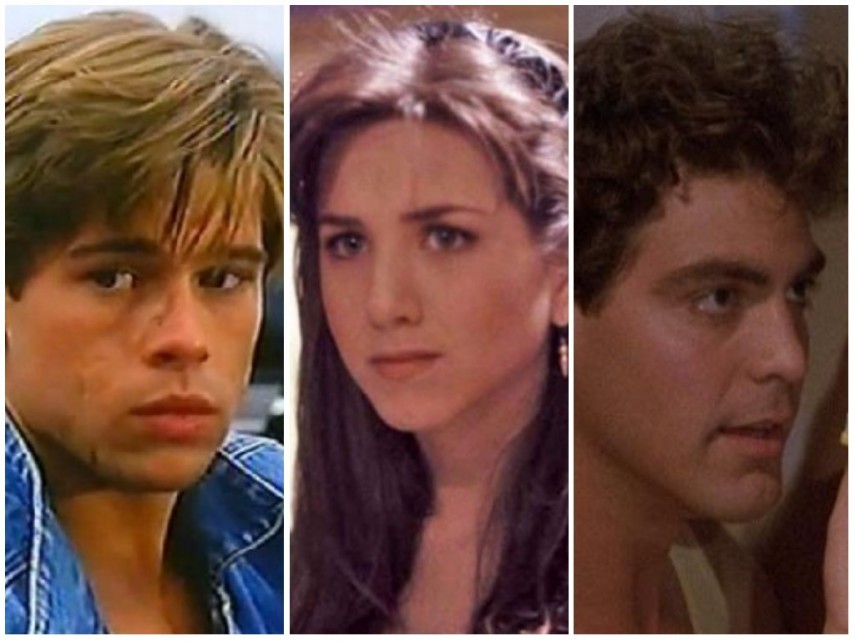 Brad Pitt, Jennifer Aniston e George Clooney