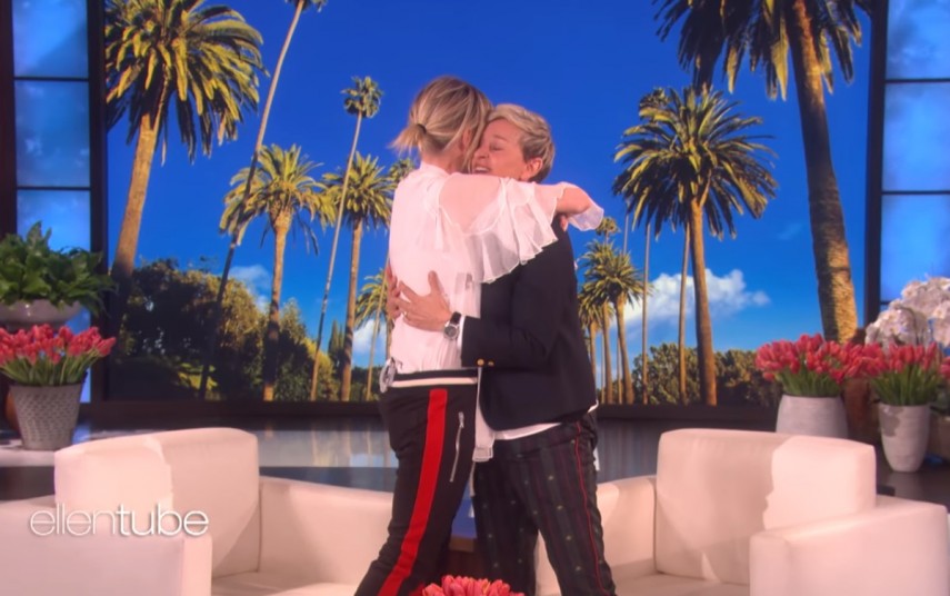 Ellen recebeu Portia em seu programa