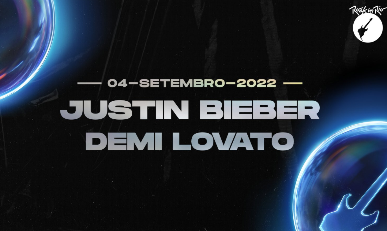 Demi Lovato e Justin Bieber são confirmados no Rock in Rio 2022 Vírgula