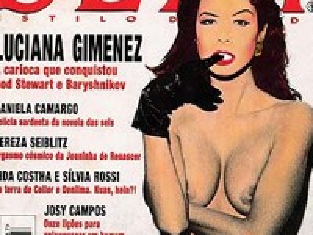 Só de luva: Luciana Gimenez sai peladona na capa da Sexy – Vírgula