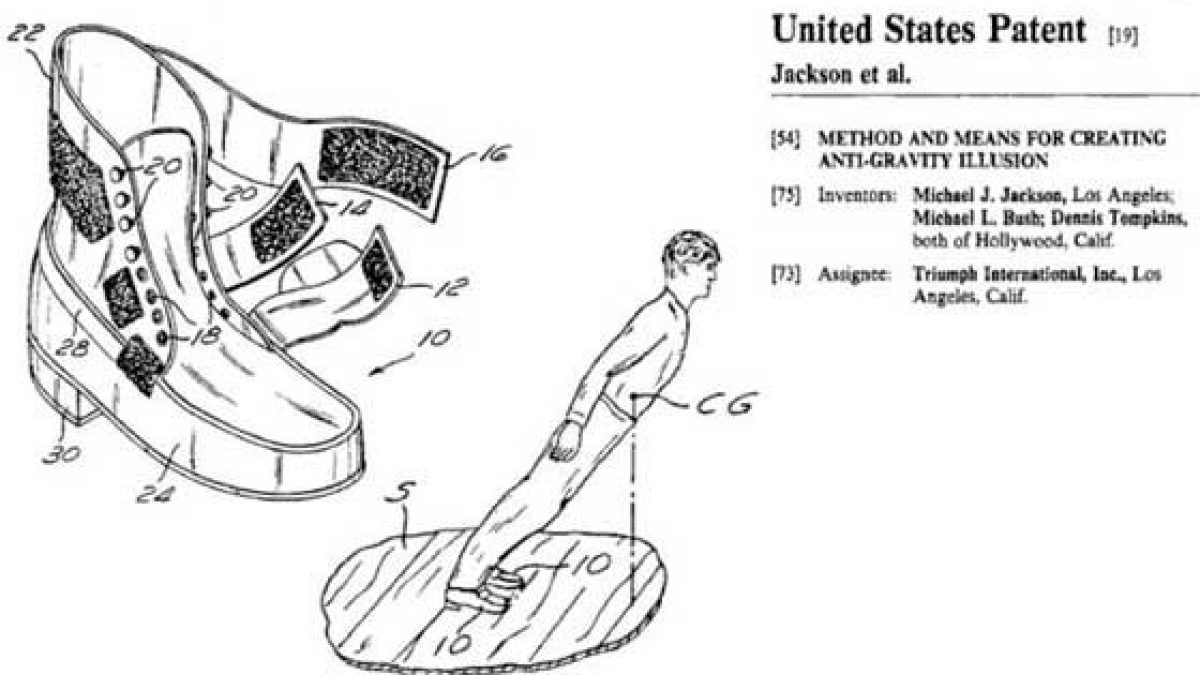 Michael Jackson patenteou sapato que garante truque de Smooth Criminal –  Vírgula, image size:1200x675