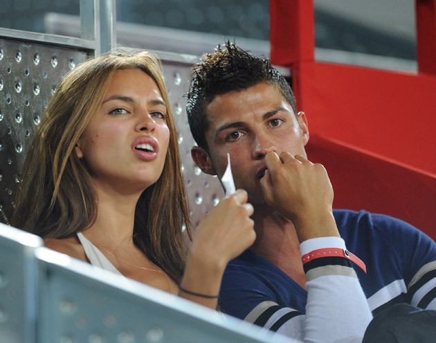 A bela modelo russa Irina Shayk, namorada de Cristiano Ronaldo, é outra lembrada na lista