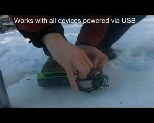 PowerTrekk: carregador à base de água