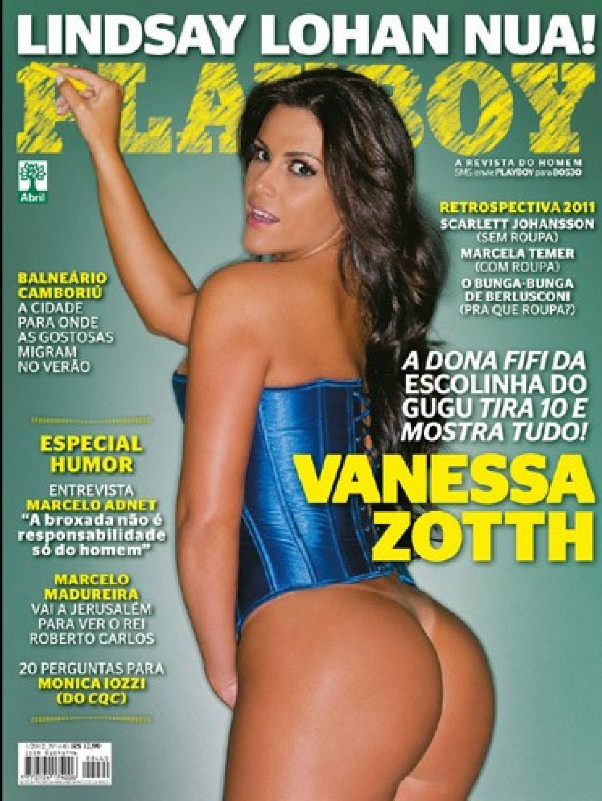 Divulgada capa da “Playboy” com Vanessa Zotth – Vírgula