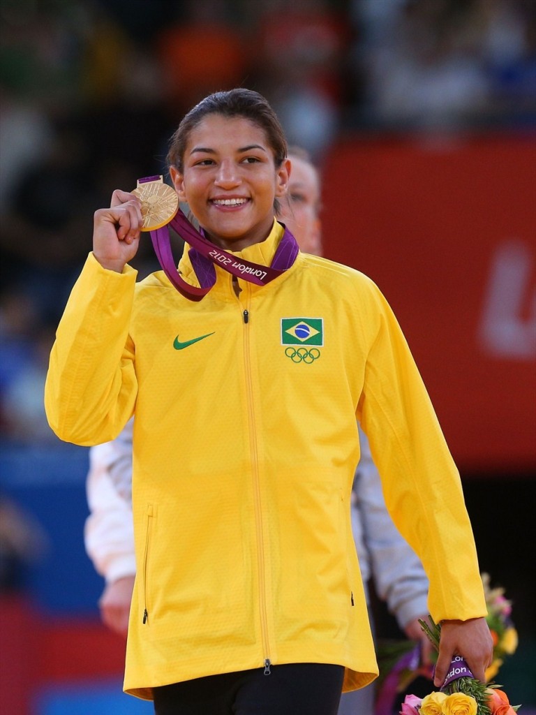 Sarah Menezes, do hudô feminino, faturou o primeiro ouro do Brasil em Londres