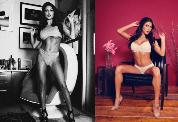 Arianny Celeste mostra suas curvas para site de revista masculina