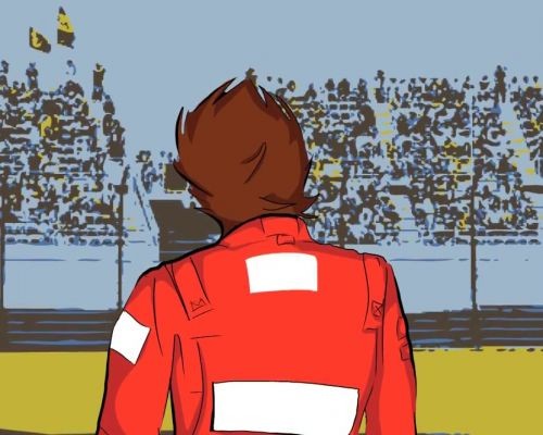 Ayrton Senna vira desenho animado no estilo japonês