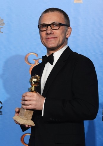 Globo de Ouro - Christoph Waltz, de Django Livre, com o prêmio de melhor ator coadjuvante 