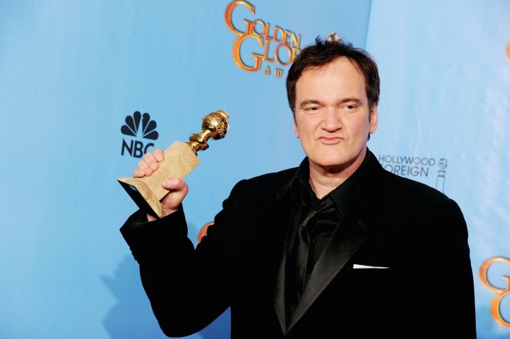Globo de Ouro - Quentin Tarantino, de Django Livre, com o prêmio de melhor roteiro 