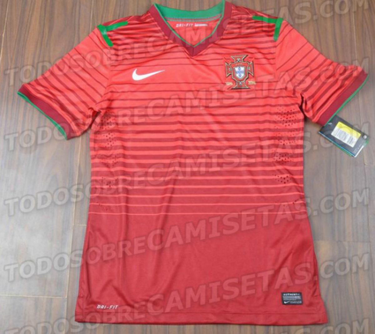 Suposta camisa de Portugal para a Copa de 2014 vaza; seleção ainda