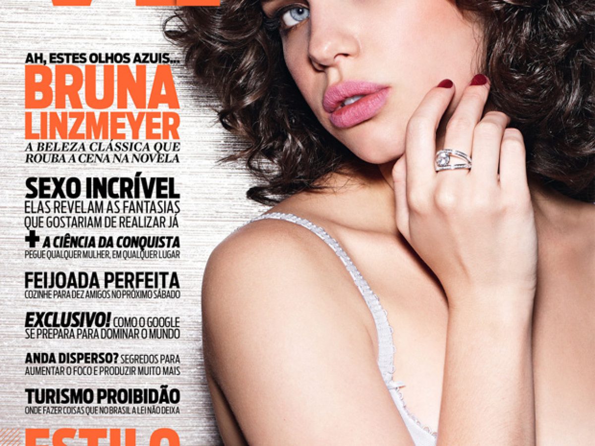 Bruna Linzmeyer posa apenas de sutiã para capa de revista – Vírgula