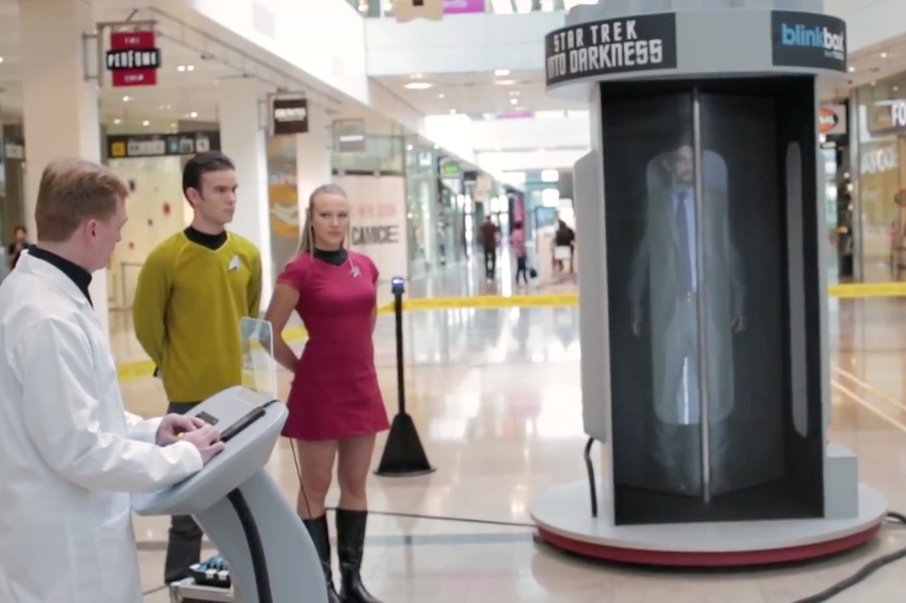 Ação promocional de novo Star Trek 'teletransporta' pessoas