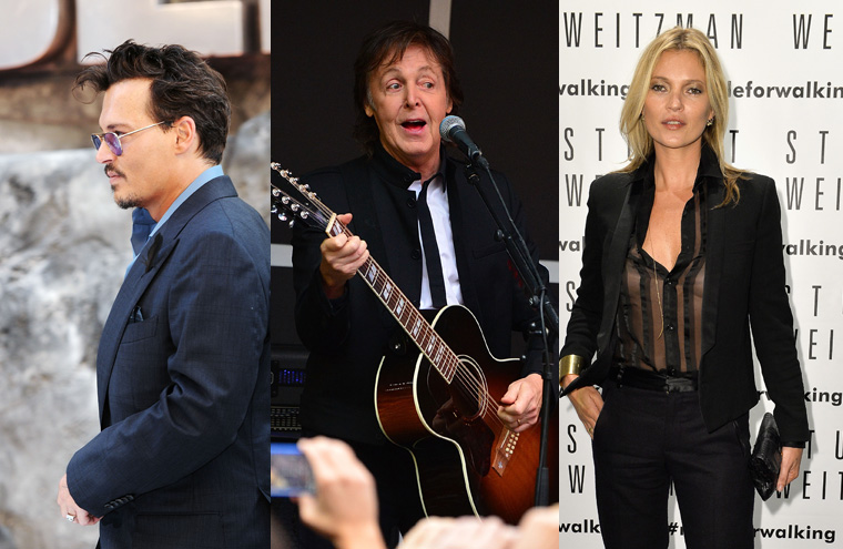 Novo vídeo de Paul McCartney contará com o ex-casal Johnny Depp e Kate Moss