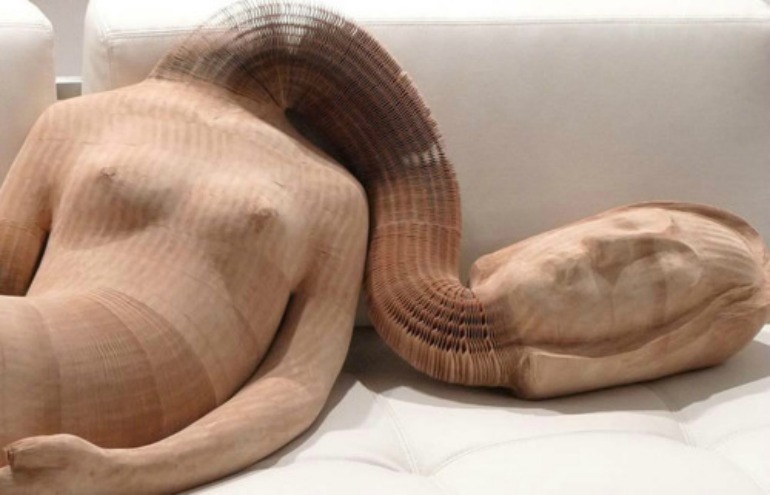 Artista chinês cria esculturas flexíveis de papel