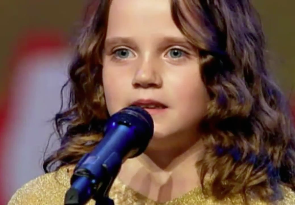 Garotinha de 9 anos deixa jurados boquiabertos em programa musical holandês
