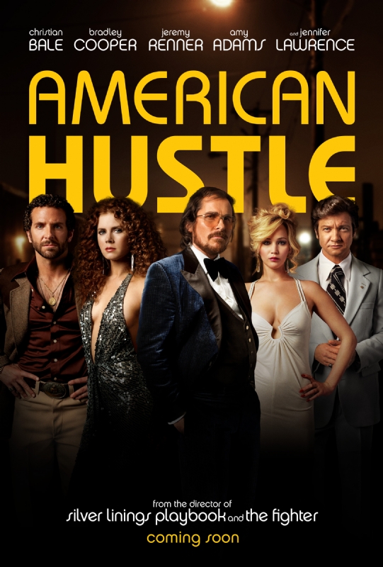 Christian Bale e Jennifer Lawrence estão em novos pôsteres de ‘American Hustle’