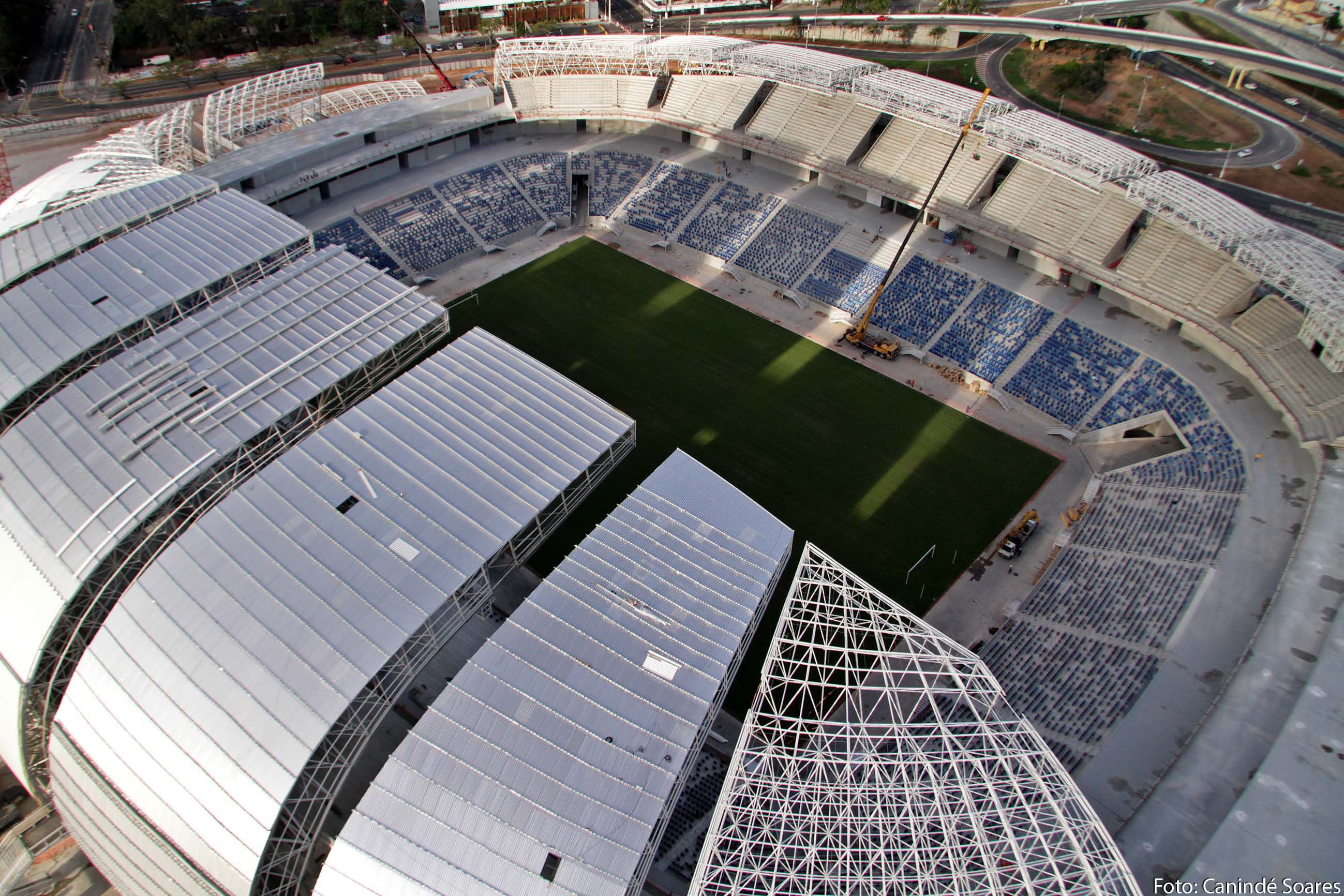 Governo do Rio Grande do Norte divulga novas fotos da Arena das Dunas; veja